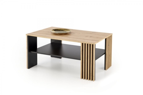 FEMINA ława Halmar dąb artisan/czarny 