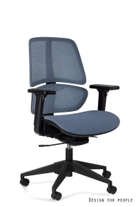 Fotel Biurowy Unique ERGO LOW niebieski