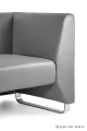 Sofa Unique ANGELES szary