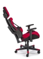 NITRO 2 fotel gabinetowy Halmar tkanina, czerwony / czarny