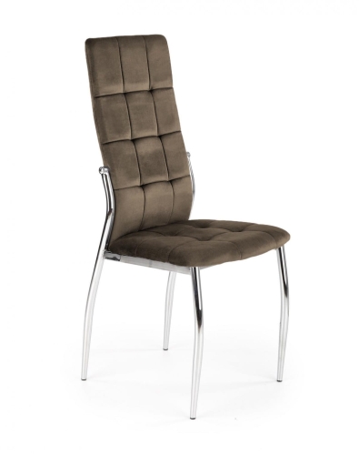 K416 krzesło Halmar brązowy velvet