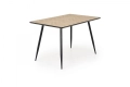 BERTO stół blat - naturalny, noga - czarny (2p=1szt)