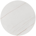 FATIMA zestaw 2 ław, biały marmur / złoty (1p=1szt)