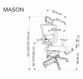 MASON fotel gabinetowy czarny (1p=1szt)