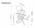 PAREDES fotel gabinetowy czarny (1p=1szt))
