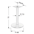NY-B006/72 - ∅ 46 cm, czarny