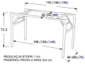 NY-A024 - 136x66 cm, alu