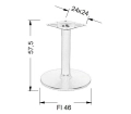 NY-B006/57,5 - ∅ 46 cm, alu