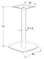 SH-3050-2/B - 45x45 cm