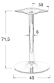SH-4005 chrom - ∅ 45 cm