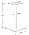 SH-2002-1/P/8 polerowana - 45x45 cm