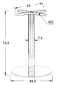 SH-3001-6/P polerowana - ∅ 49,5 cm