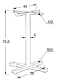 SH-3046-1/B - 58x58 cm