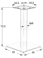 SH-5002-5/A - 45x45 cm