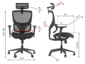 ErgoNew S1 siedzisko tkaninowe