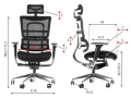 ErgoNew S8 siedzisko tkaninowe