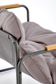 HUDSON, zestaw ogrodowy ( sofa, fotel 2x, ława ), popielaty / brązowy 