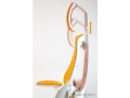 Fotel Biurowy Unique WAU Elastomer - BIAŁY/MANGO