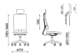 Fotel Obrotowy Nowy Styl 4ME-BL-HRUA-SOFT-SEAT-ESP