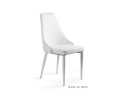 Krzesło Metalowe Unique SETINA białe