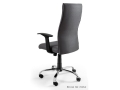 Fotel Biurowy Unique BLACK on BLACK Ciemnoszary LF