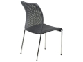 Krzesło Metalowe Konferencyjne XR MONTER chrom grafit