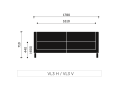 Sofa Profim VANCOUVER LITE VL3 V