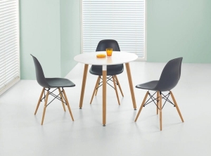 Stół Halmar SOCRATES OKRĄGŁY biały