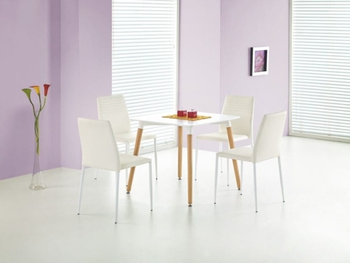 Stół Halmar SOCRATES KWADRAT biały