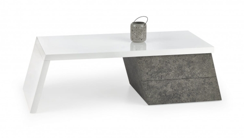 Ława Halmar SEDIA biały beton