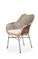 krzesło Halmar K336 rattan naturalny