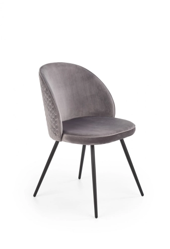 Krzesło Halmar K395 popielaty tkanina