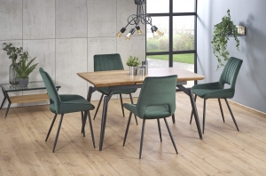 Stół Halmar CAMBELL naturalny czarny 