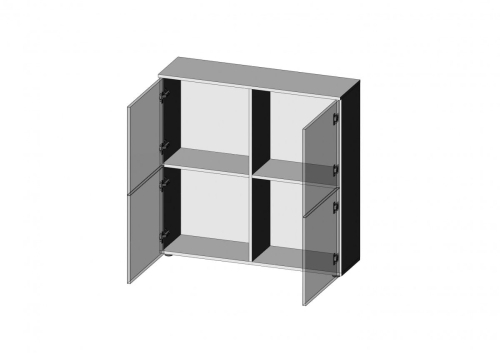 Komoda Halmar LIVO KM-100 stojąca biała
