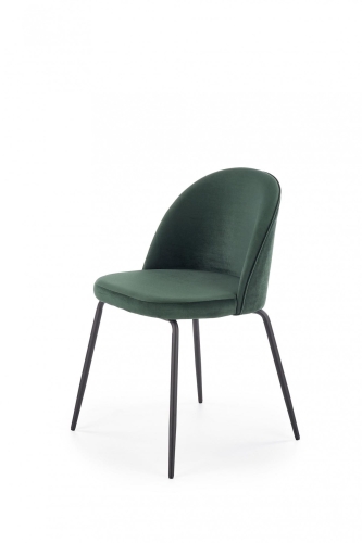 krzesło stacjonarne Halmar K314 czarno zielone