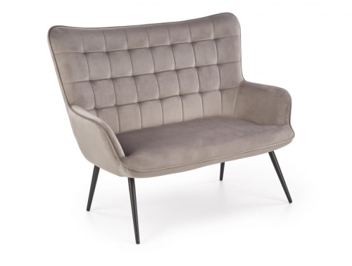 CASTEL XL sofa popielaty / czarny Halmar