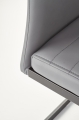 K371 krzesło Halmar popielaty 