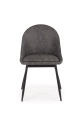 krzesło Halmar K406 ciemny popielaty 