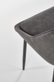 krzesło Halmar K406 ciemny popielaty 