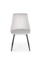 krzesło Halmar K405 popielaty  tkanina