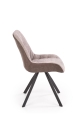Krzesło Halmar K393 jasny popielaty