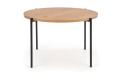 Stół Halmar MORGAN dąb złoty  czarny