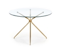Stół Halmar RONDO złoty 