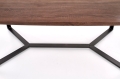 Stół Halmar CARUZZO antracytowy ciemny orzech