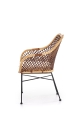 krzesło Halmar K336 rattan naturalny
