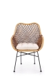 krzesło Halmar K336 rattan naturalny