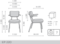 Krzesło Bejot EPOCC EP 220P