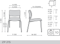 Krzesło Bejot ZIP ZP 215