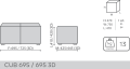 Pufa Bejot CUBE CUB 695