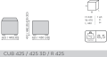Pufa Bejot CUBE CUB 425